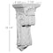 Ekena Millwork 7 7/8"W x 8 3/4"D x 18 1/4"H Scroll Leaf Corbel COR07X08X18SC - alternate 2